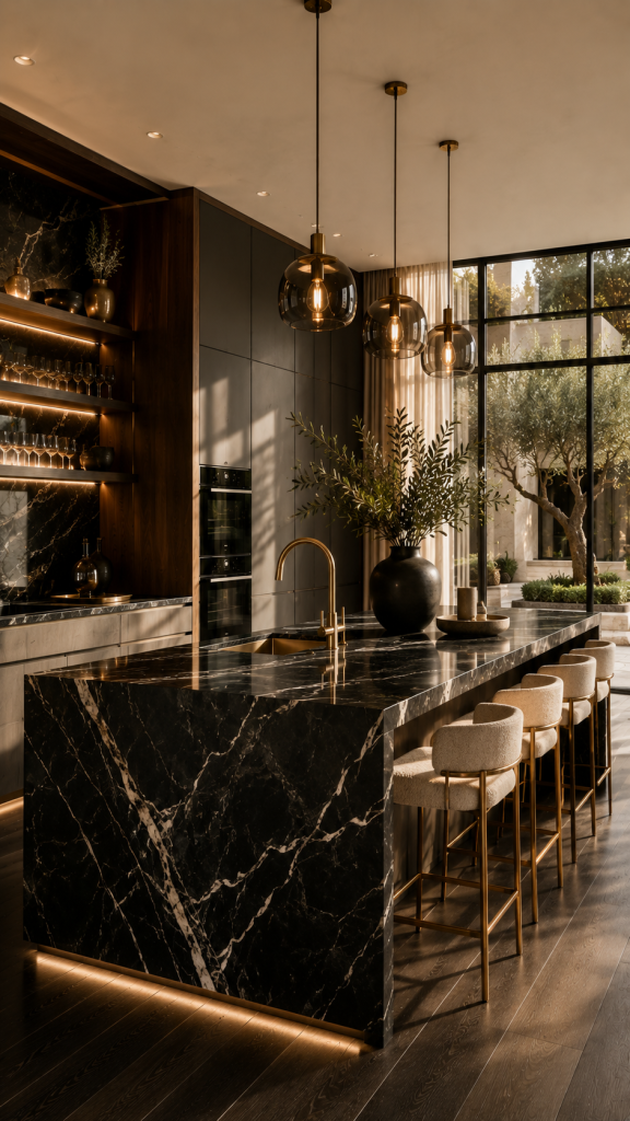 🥈 Platz 2 Luxuriöses Küchendesign im Boutique-Hotel-Stil