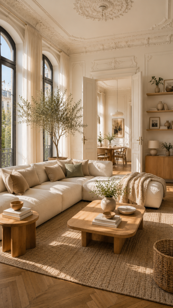 🥈 Platz 2 Skandinavisches Altbau Zimmer mit natürlicher Gemütlichkeit