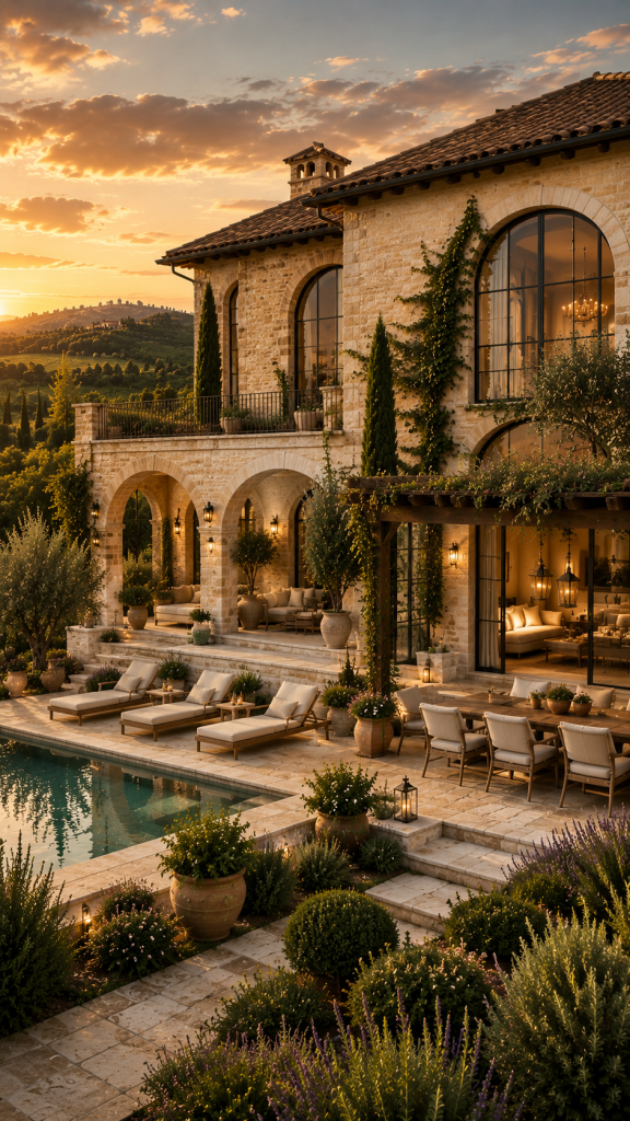 🥉 Platz 3 Contemporary Tuscan House mit Boutique Hotel Atmosphäre