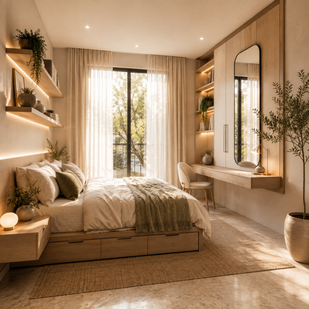 Die 3 besten Ideen für kleines Zimmer einrichten die jeden Raum größer wirken lassen