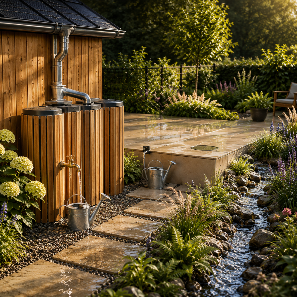Die 3 besten Regenwasser sammeln Ideen die deinen Garten unabhängiger und schöner machen