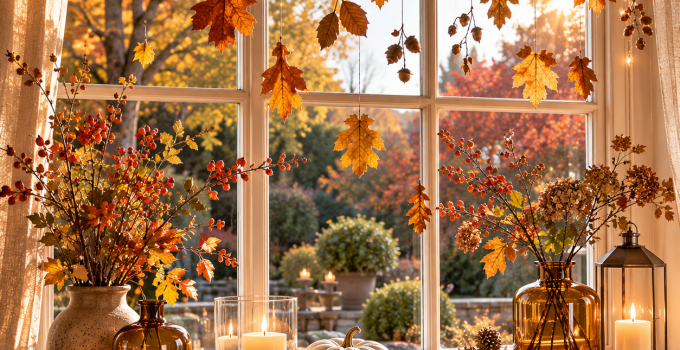 Die 3 schönsten Fensterdeko Herbst Ideen die jedes Fenster sofort gemütlicher wirken lassen