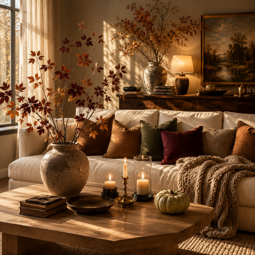 Die 3 schönsten Ideen für herbstliche Wohnungsdekoration die dein Zuhause sofort gemütlicher machen