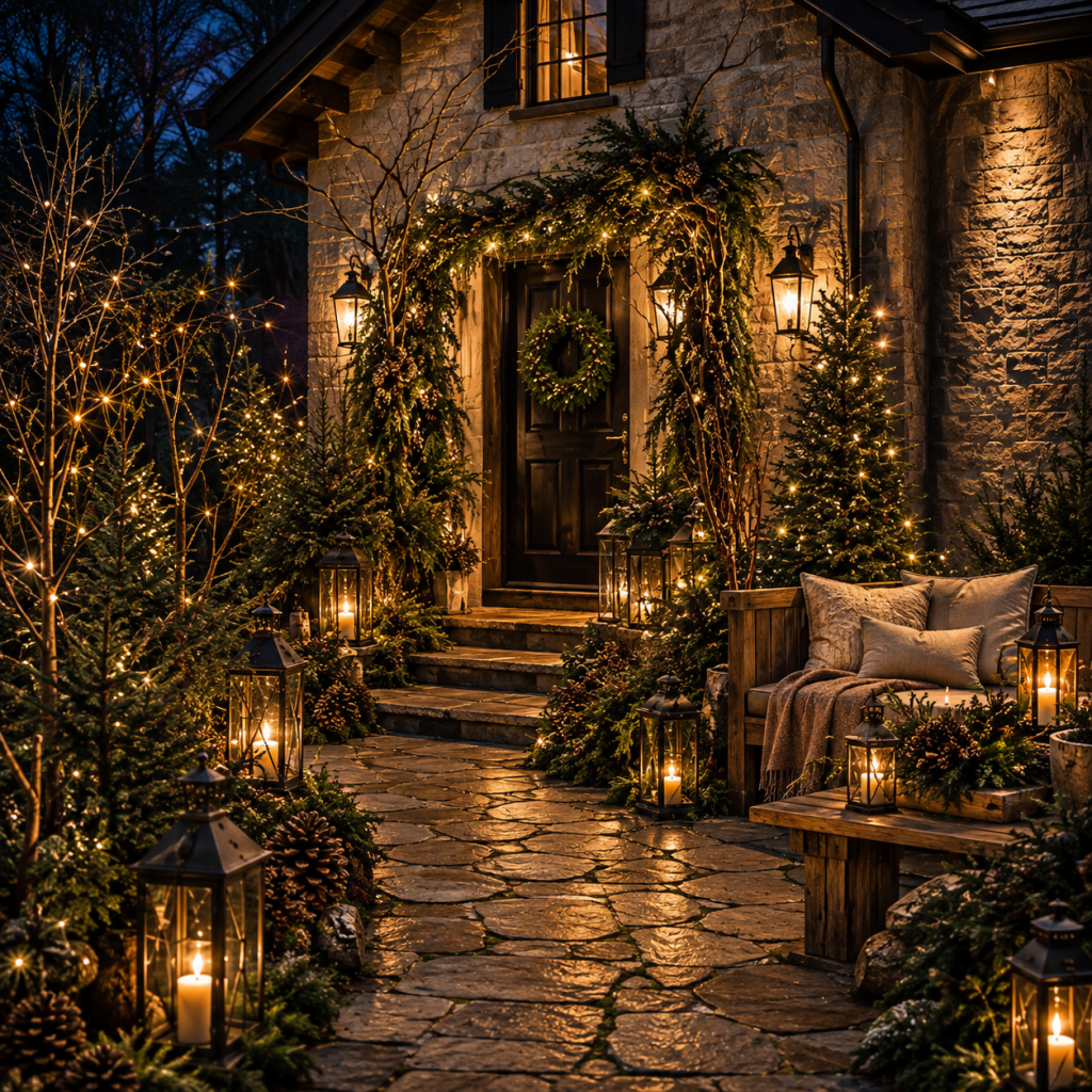 Die 3 schönsten Weihnachtsdeko draußen Ideen die Haus und Garten in eine magische Winterkulisse verwandeln
