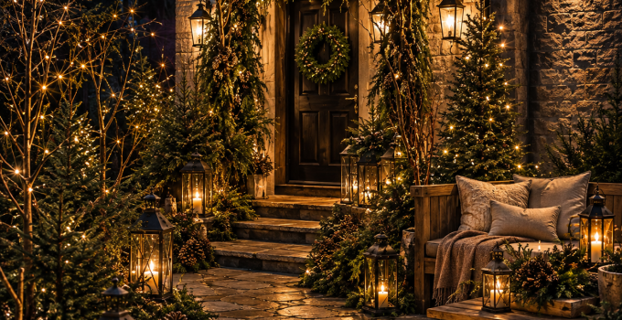 Die 3 schönsten Weihnachtsdeko draußen Ideen die Haus und Garten in eine magische Winterkulisse verwandeln