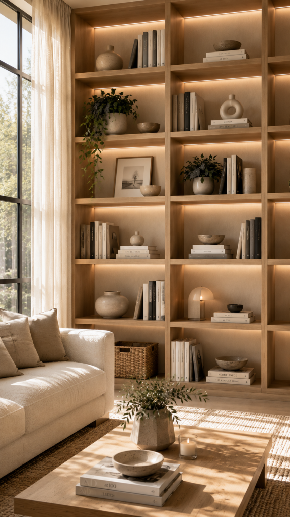 🥇 Platz 1 Moderne minimalistische Bücherregal Deko