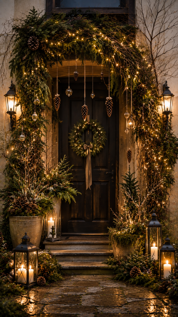 🥈 Platz 2 Das botanische Weihnachtsportal mit schwebenden Naturdetails