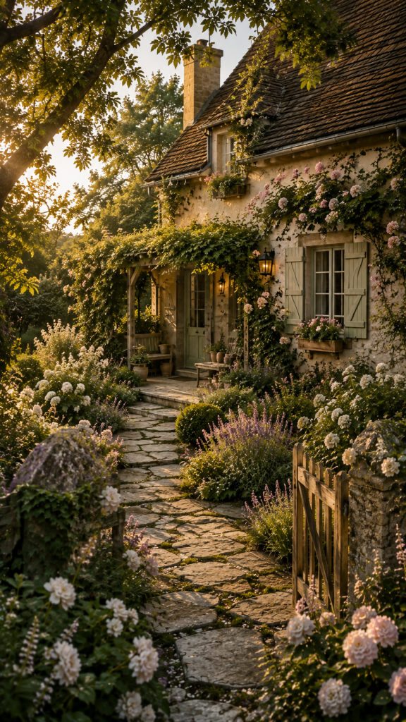 🥉 Platz 3 Das romantische Landhaus als versteckter Gartenrückzugsort
