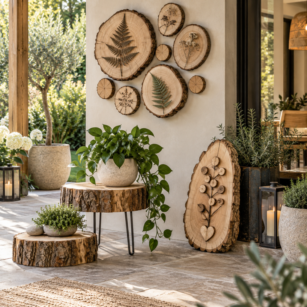 Ideen mit Baumscheiben Die 3 schönsten DIY Dekoideen für Haus und Garten die sofort wie Designerstücke wirken