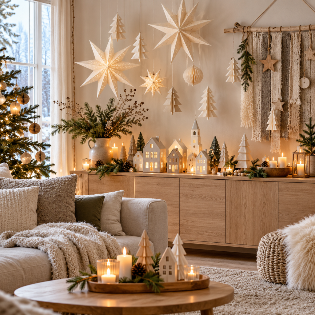 Top 3 Skandinavische Weihnachtsdeko Ideen die dein Zuhause sofort ruhiger und hochwertiger wirken lassen