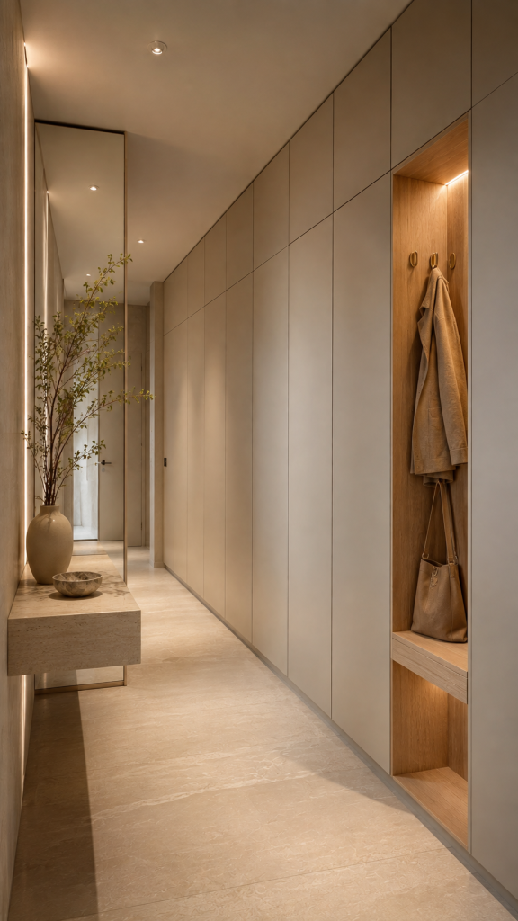 🥇 Platz 1 Die unsichtbare Garderobenwand als luxuriöseste Garderobenideen Flur Lösung