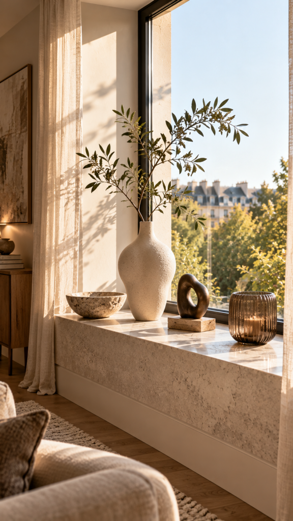 🥇 Platz 1 Fensterbank innen als architektonische Mini Galerie