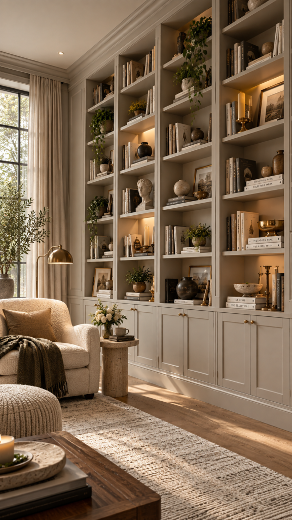 🥇 Platz 1 Raumhohe BILLY Regal Ideen als elegante Bibliothekswand