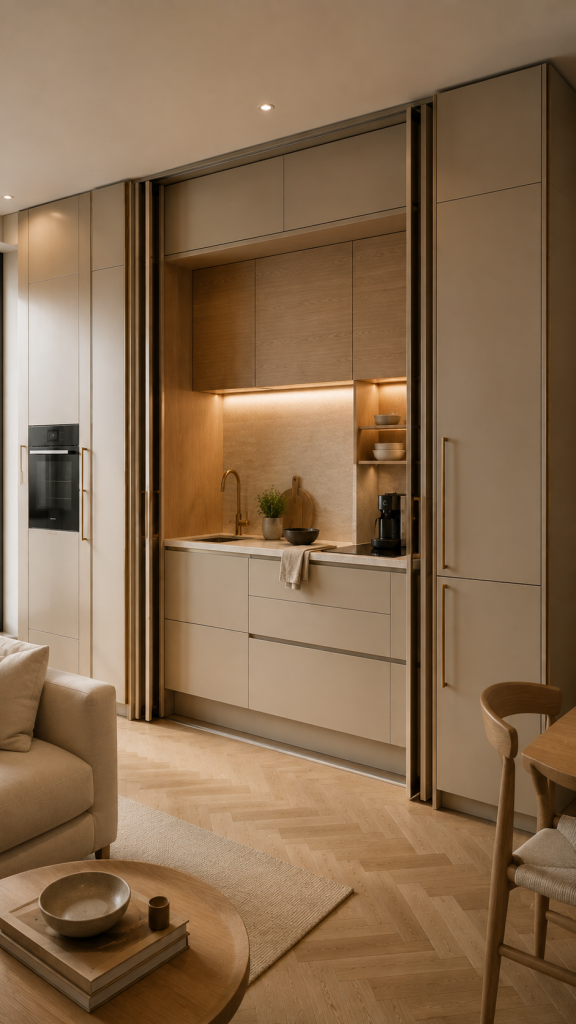 🥉 Platz 3 Mini Küche Ideen als versteckte Pocket Kitchen