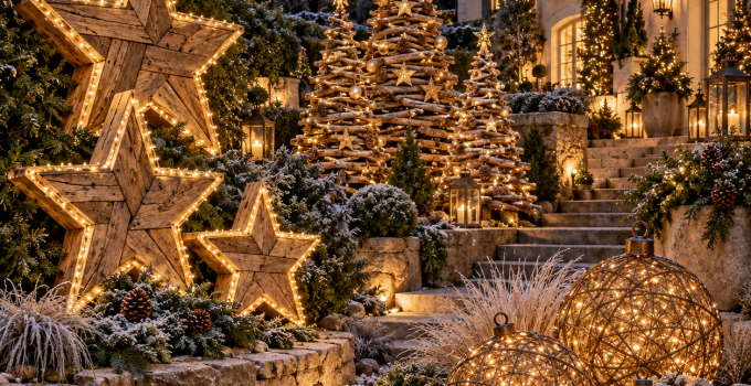 DIY Weihnachtsdeko draußen 3 geniale Ideen für ein magisches Weihnachtswunderland