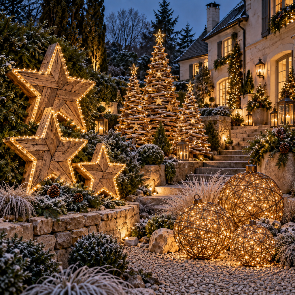DIY Weihnachtsdeko draußen 3 geniale Ideen für ein magisches Weihnachtswunderland