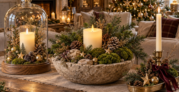 Die 3 schönsten Adventsgestecke Ideen mit einer Kerze die sofort elegant und weihnachtlich wirken