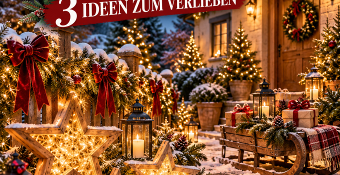 Die 3 schönsten Außendeko Weihnachten Ideen die deinen Außenbereich in ein festliches Winterwunderland verwandeln