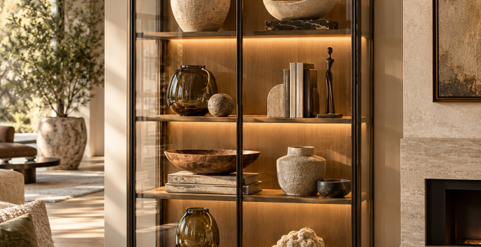 Die Top 3 Vitrine dekorieren Ideen die selbst einfache Schränke unglaublich hochwertig wirken lassen