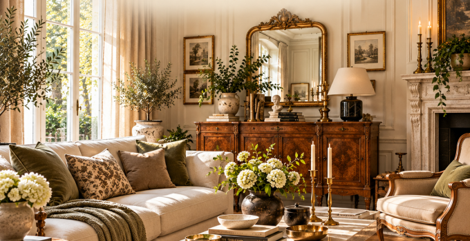 Modern Heritage Wohnstil mit 3 wunderschönen Ideen für ein zeitlos elegantes Zuhause