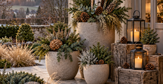 Winterdeko draußen Top 3 Ideen die Garten und Terrasse auch nach Weihnachten wunderschön machen