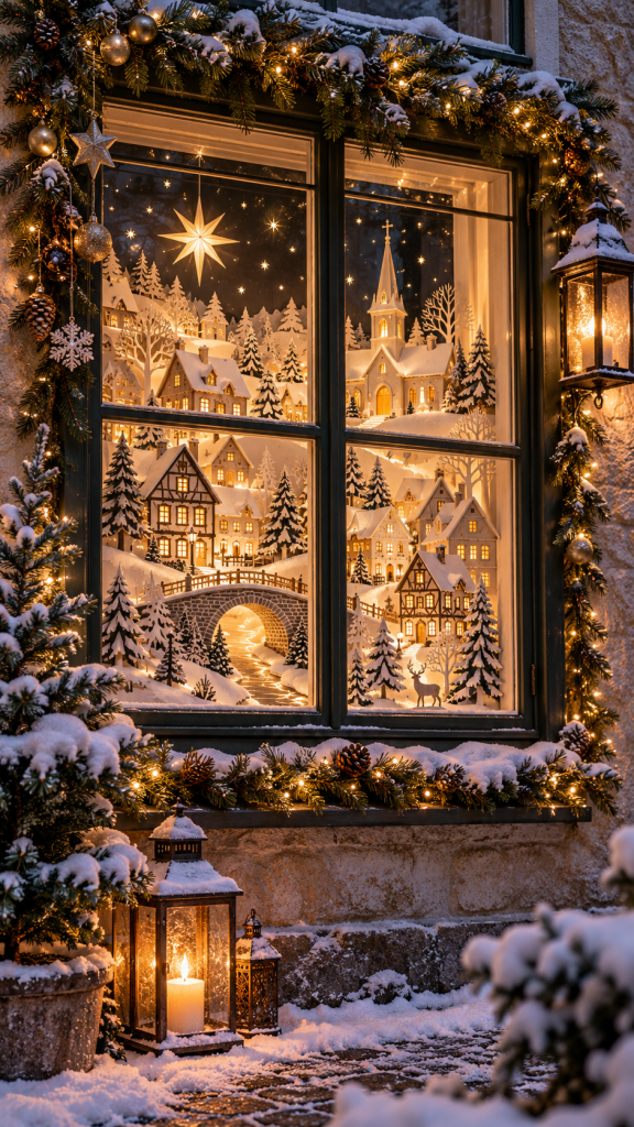 🥉 Platz 3 Adventsfenster Ideen mit einer erzählenden Weihnachtsgeschichte